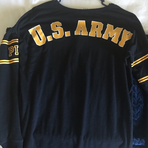 Rare long sleeve VS PINK US Army - Picture 2 of 2